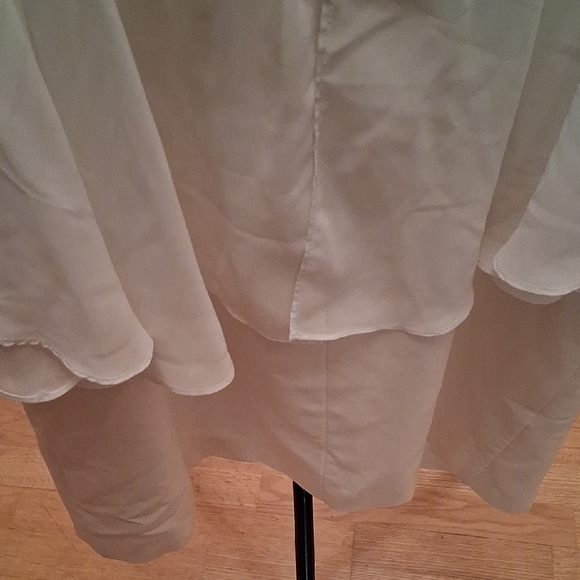 Vince Camuto Chic White Layered Midi Dress - Picture 6 of 10